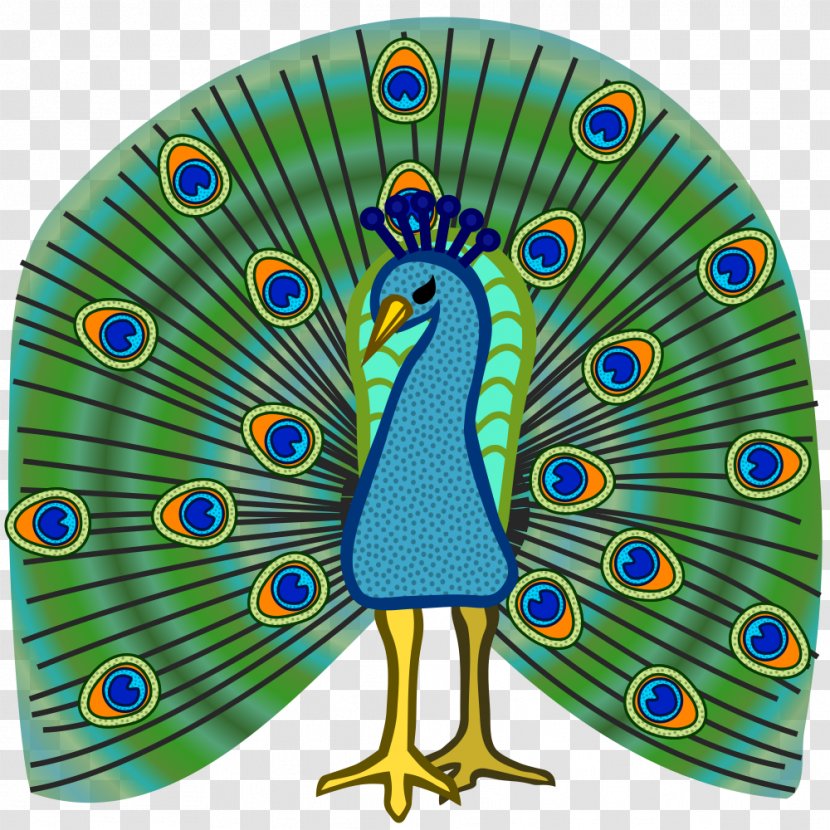 Bird Asiatic Peafowl Clip Art - Exquisite Color Feather Transparent PNG
