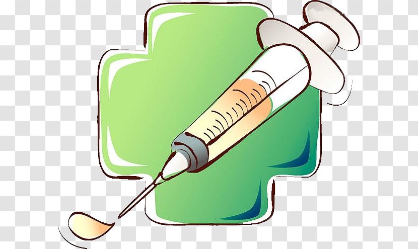 Injection Hypodermic Needle Syringe - Hand-painted Tube Transparent PNG