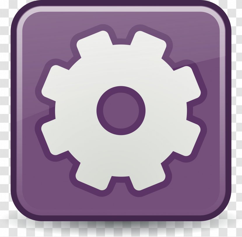 Clip Art - Violet - Gears Transparent PNG