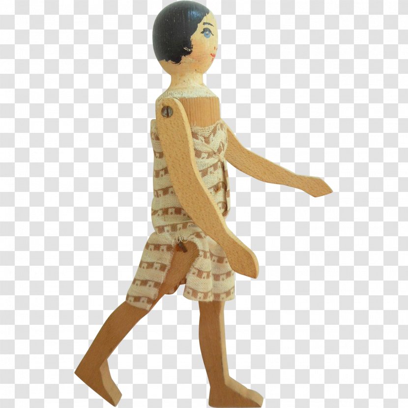 Peg Wooden Doll Dollhouse Matryoshka Kokeshi - Wood Transparent PNG