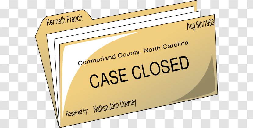 Public Domain Royalty-free Clip Art - Text - Case Closed Transparent PNG