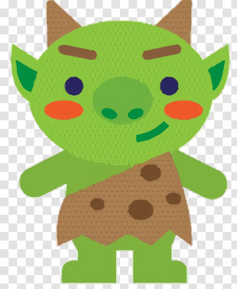 Troll Green - Animation Whiskers Transparent PNG