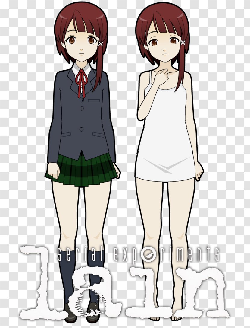 Lain Iwakura Fan Art DeviantArt - Cartoon - Serial Experiments Transparent PNG