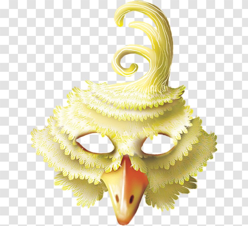 Beak Yellow Close-up Mask - Clown Transparent PNG
