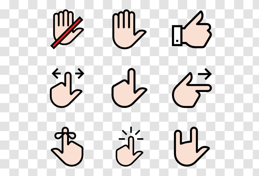 Facial Expression Finger Smile Sign Language Clip Art - Hand Gestures Transparent PNG