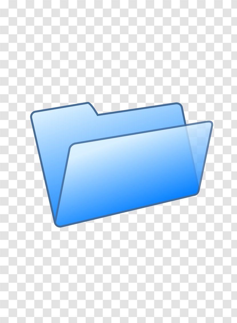 Directory Blue Clip Art - Diplom Ishi - Folder Transparent PNG