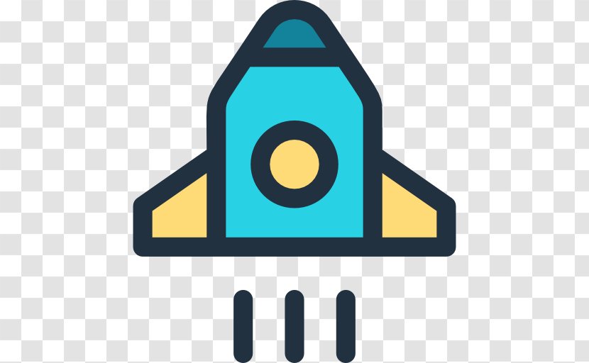 Rocket Launch Spacecraft Icon - Scalable Vector Graphics Transparent PNG