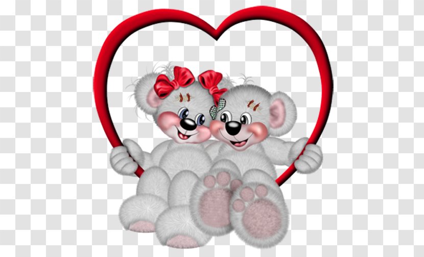 Valentine's Day Happiness Heart Greeting Card - Frame - Valentines Bears With PNG Picture Clipart Transparent PNG