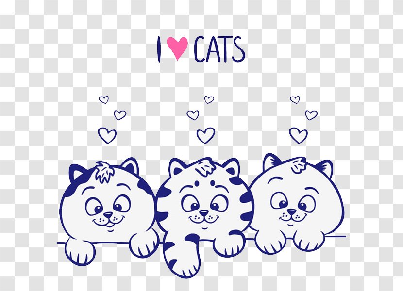 Cat Kitten Cuteness Illustration - Number - Cute Transparent PNG
