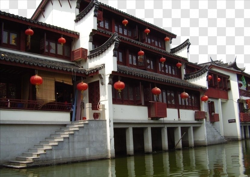 Zhujiajiao Qibao Ancient Town Chenzhou Fengjing Transparent PNG