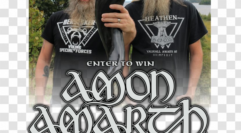 T-shirt Once Sent From The Golden Hall Amon Amarth Metal Blade Records Transparent PNG