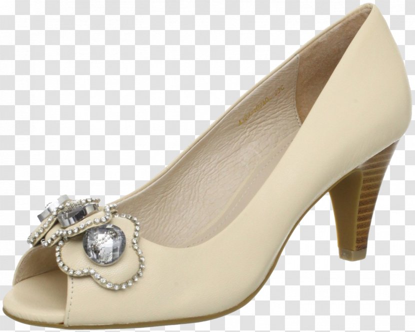 Shoe High-heeled Footwear Luxury Goods - Display Resolution - The Beige Diamond Shoes With Fish Head Transparent PNG