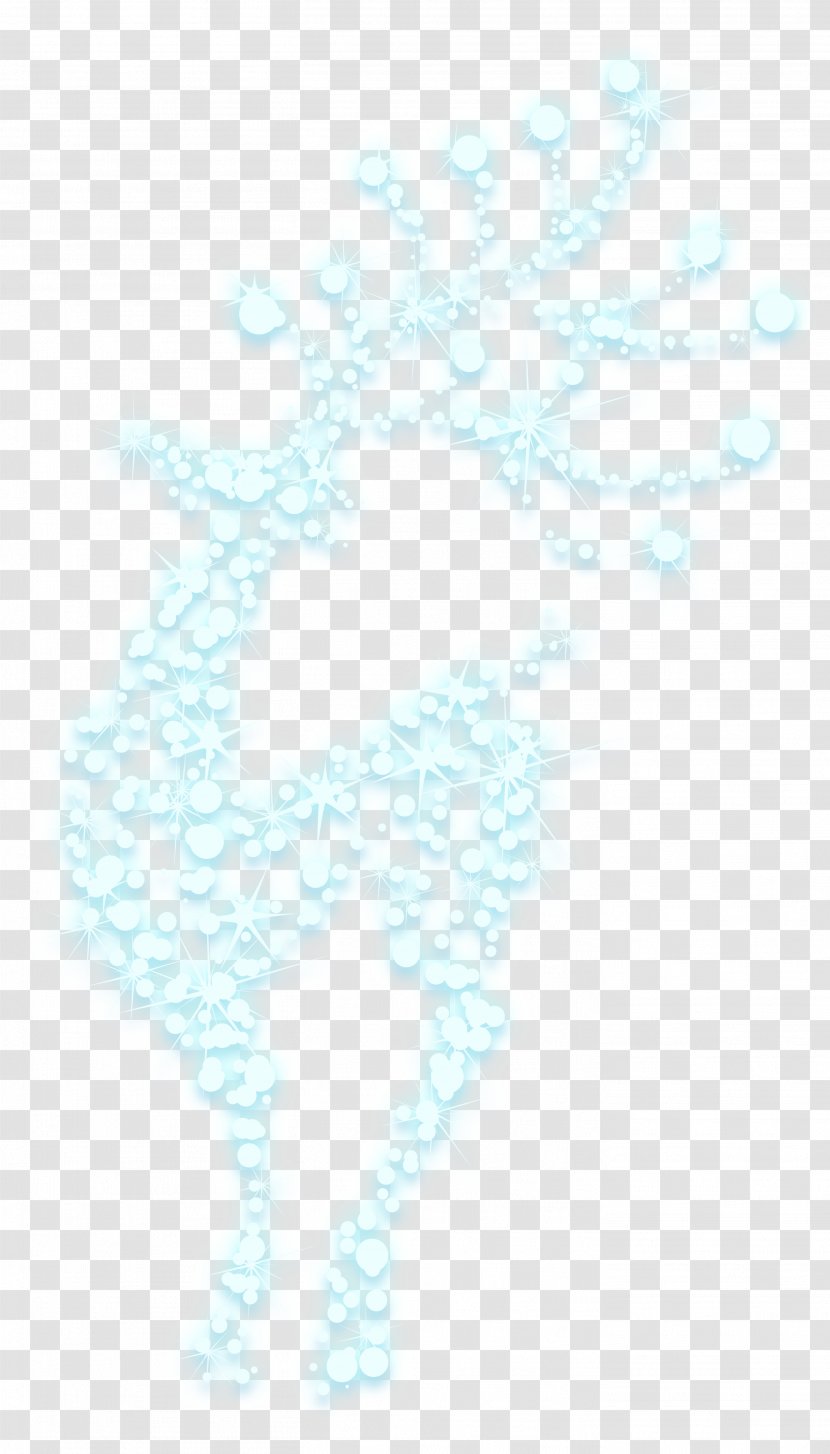 Line Angle Point Blue Pattern - Rectangle - Ice Reindeer Picture Transparent PNG