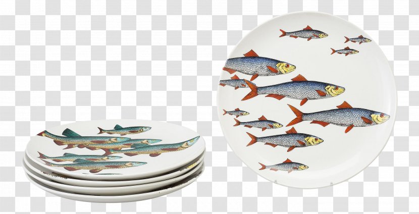 Fish Plate Coalport Porcelain Pottery - Earthenware Transparent PNG