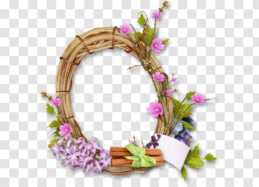 Floral Design Wreath Cut Flowers - Purple - Flower Transparent PNG