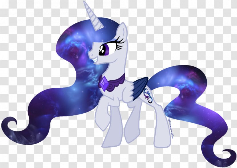 My Little Pony Princess Luna Horse Winged Unicorn - Mammal Transparent PNG