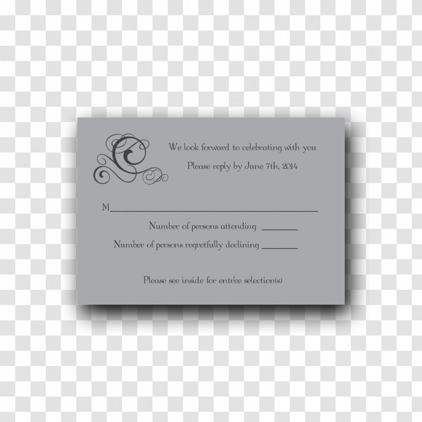 Wedding Invitation Font - Text - Carriage Transparent PNG