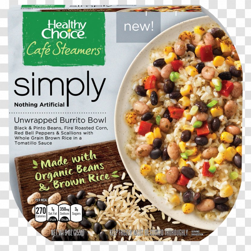 Healthy Choice TV Dinner Bowl Food Ingredient - Meal - Cooking Transparent PNG