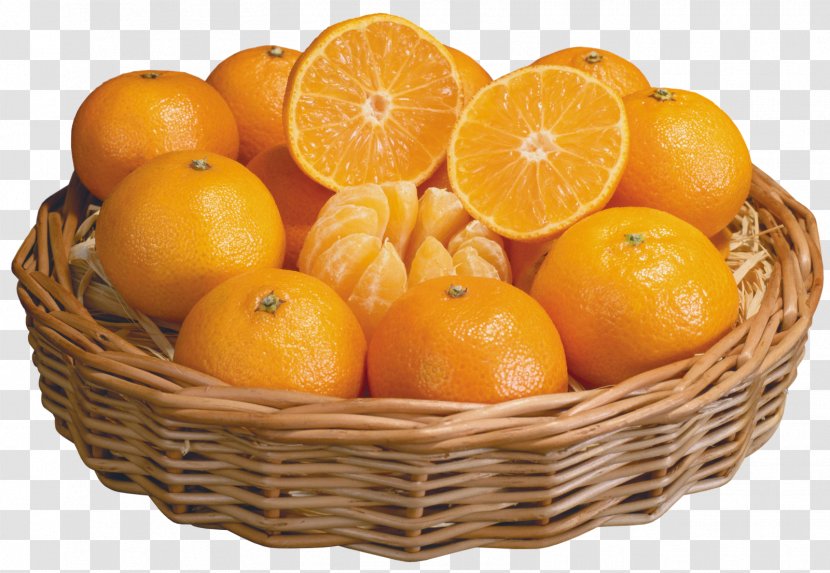 Food Gift Baskets Orange Fruit - Basket - Papaya Transparent PNG