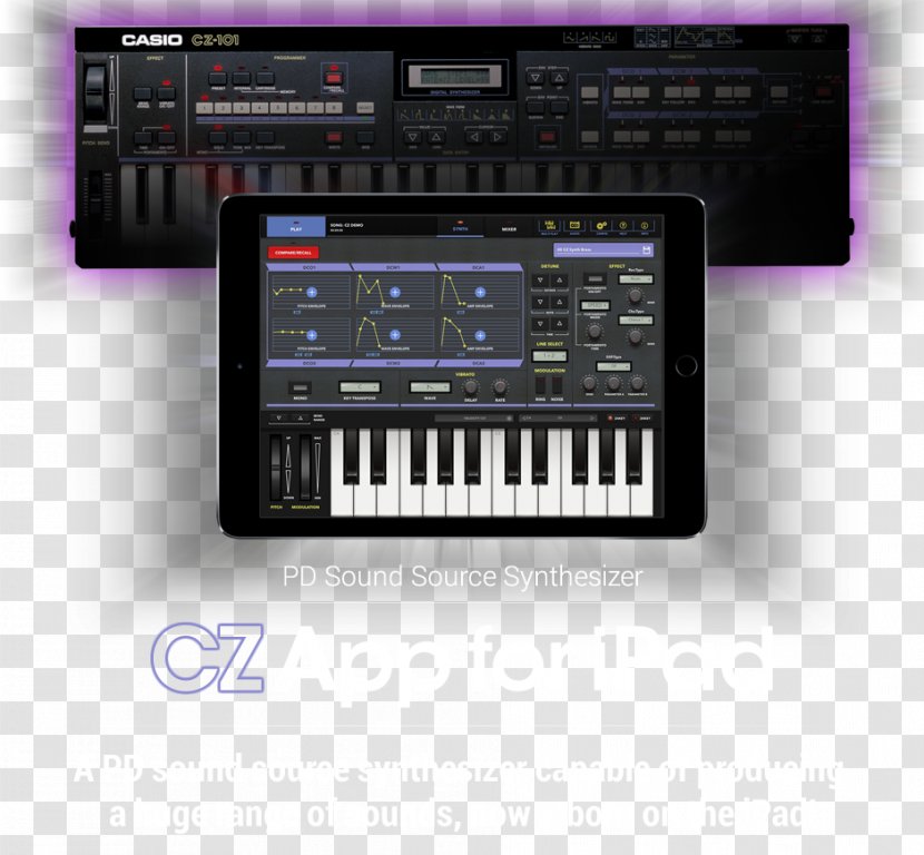 Digital Piano Casio CZ Synthesizers Sound Musical Keyboard - Cartoon - Heart Transparent PNG