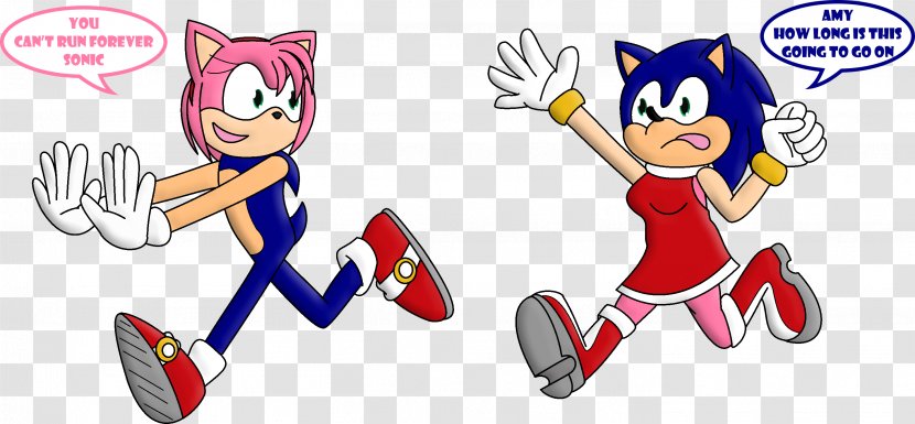 Amy Rose Sonic Dash Tails The Hedgehog 2 Knuckles Echidna - Recreation Transparent PNG