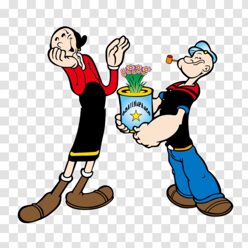 Popeye: Rush For Spinach Olive Oyl King Features Syndicate Cartoon - Human Behavior - Brutus Popeye Transparent PNG