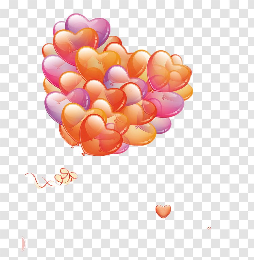 Valentines Day Romance Photomontage Poster Love - February 14 - Floating Balloon Transparent PNG