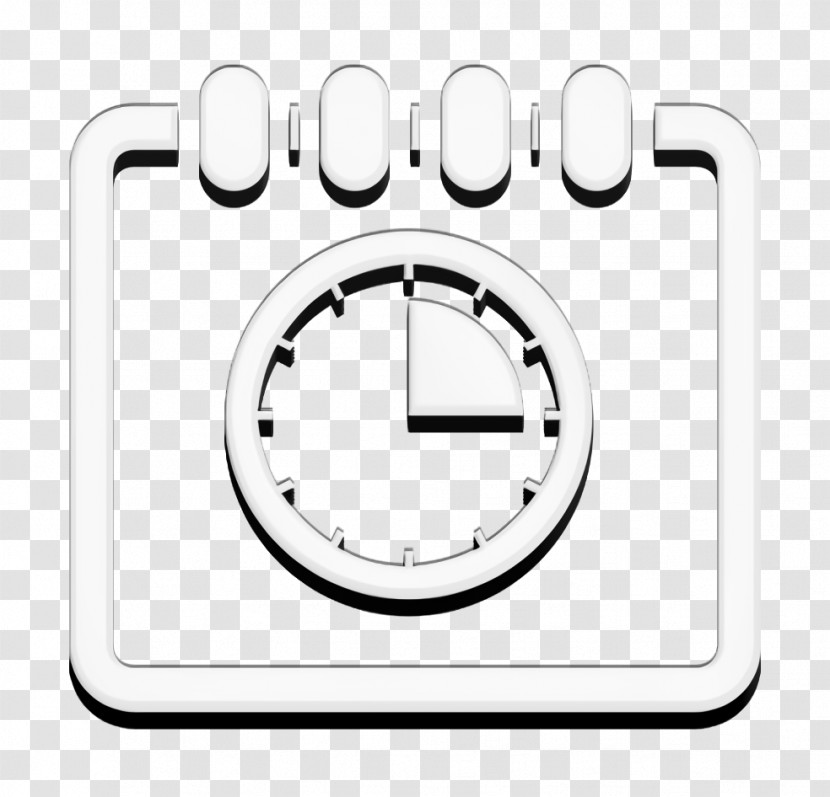Business Icon Time Planning Icon Planner Icon Transparent PNG