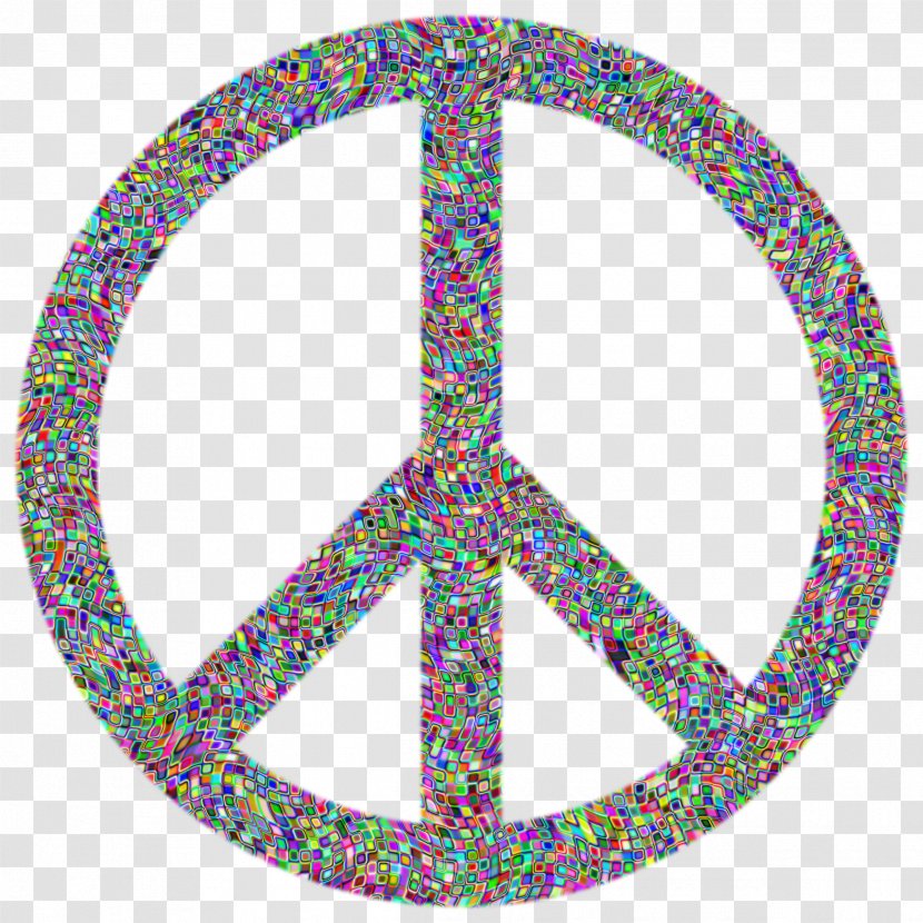 Peace Clip Art - Psychedelic Vector Transparent PNG
