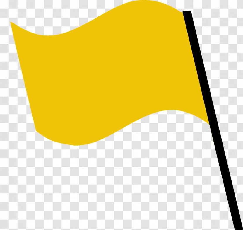Yellow Flag Clip Art - Text - Wind Transparent PNG