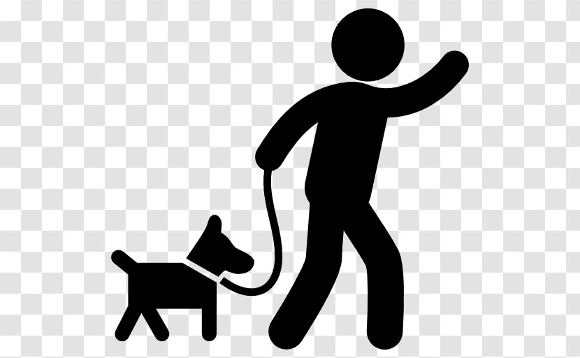 Dog Sitting - Walking - Line Art Blackandwhite Transparent PNG