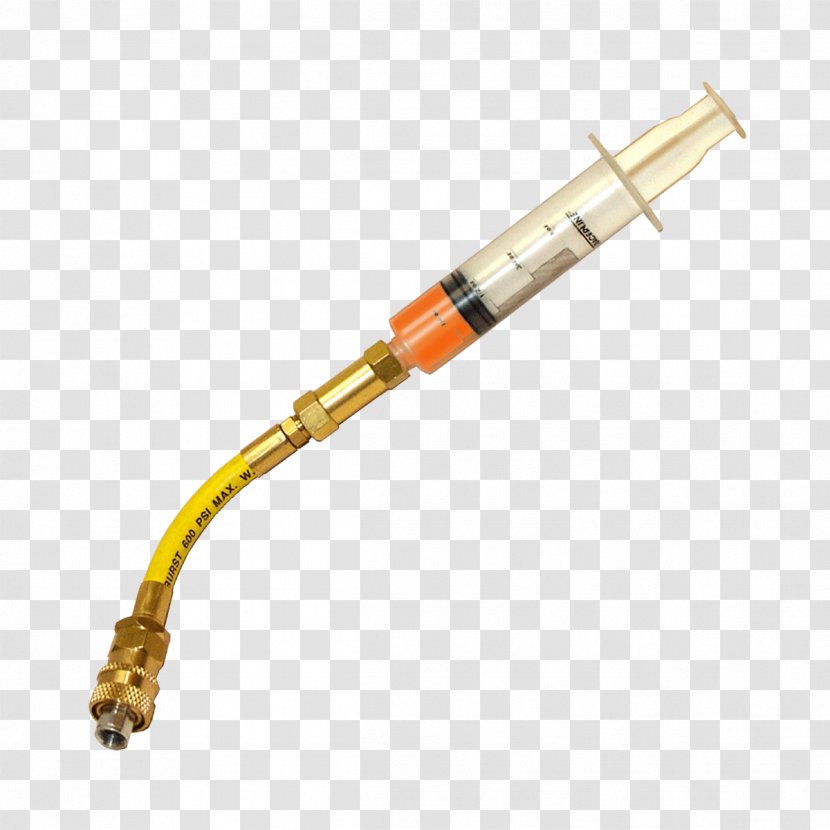Injector Syringe Dye Inyector Oil - Air Conditioning Transparent PNG