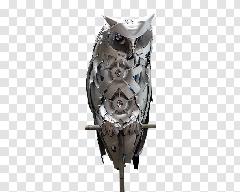 Car Sculpture Artist Work Of Art - Wheel - Mechanical Owl Transparent PNG