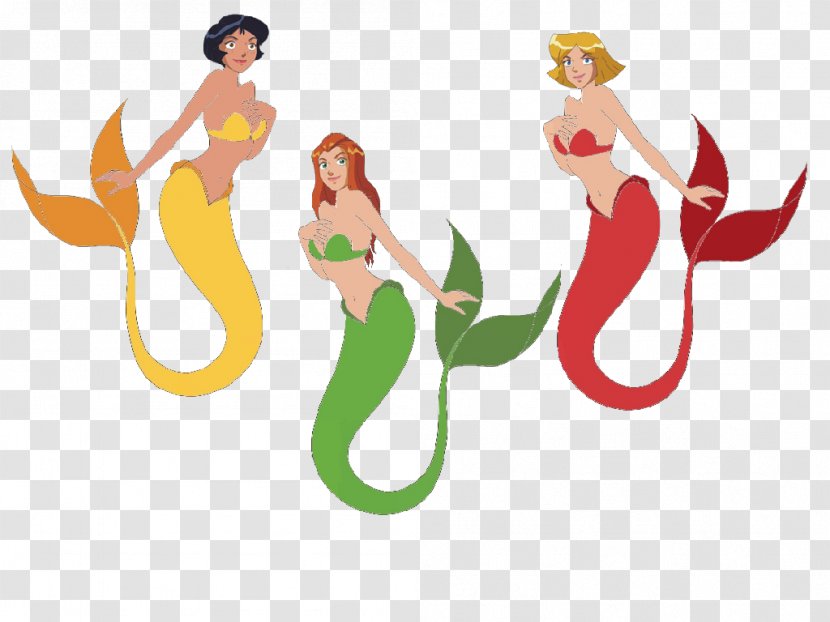 Fan Art - Totally Spies - Mermaid Transparent PNG