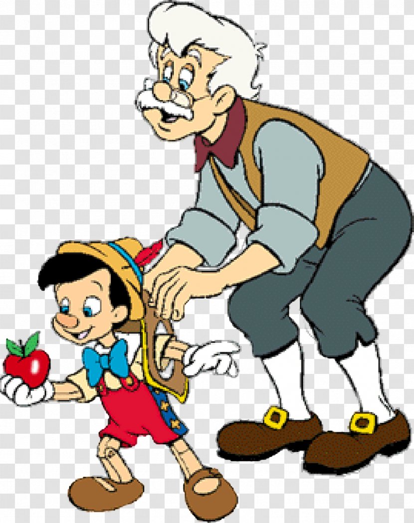 Pinocchio Geppetto Jiminy Cricket Figaro Clip Art - Male Transparent PNG