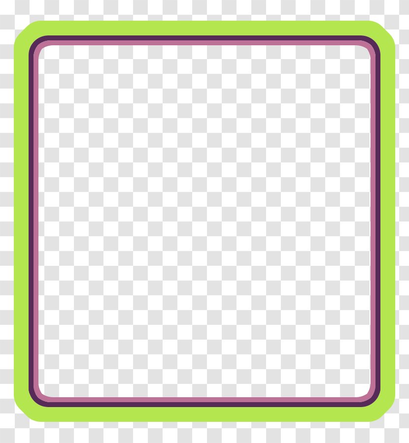 Picture Frame - Text - Green Transparent PNG