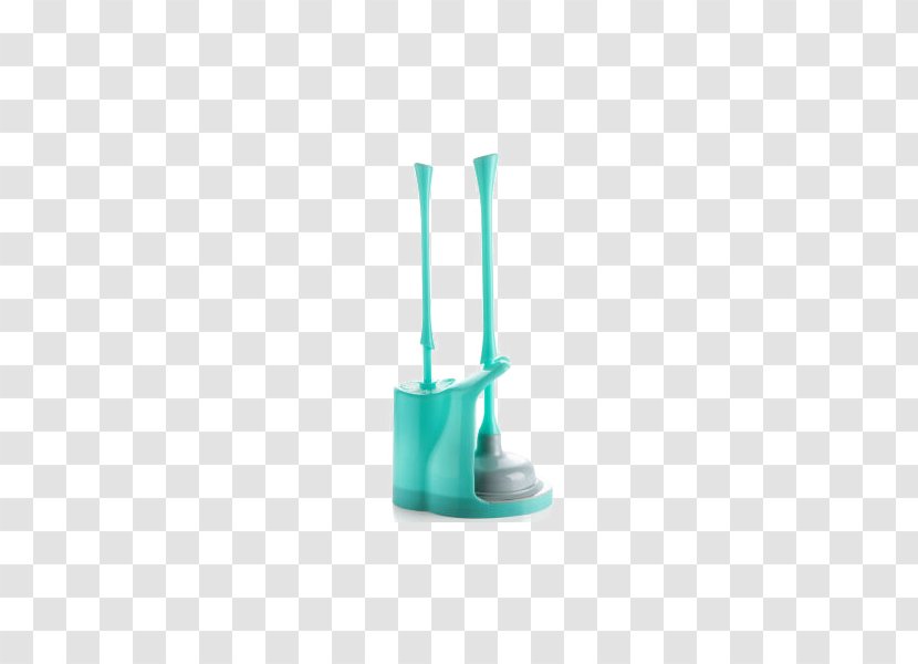 Green Turquoise Pattern - Teal - Simple Home Thickened Skin Blue Plastic Toilet Brush Transparent PNG