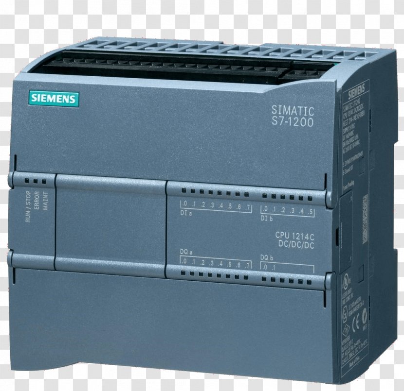 Siemens Simatic Step 7 Programmable Logic Controllers Automation - Electronic Component - Mz Transparent PNG