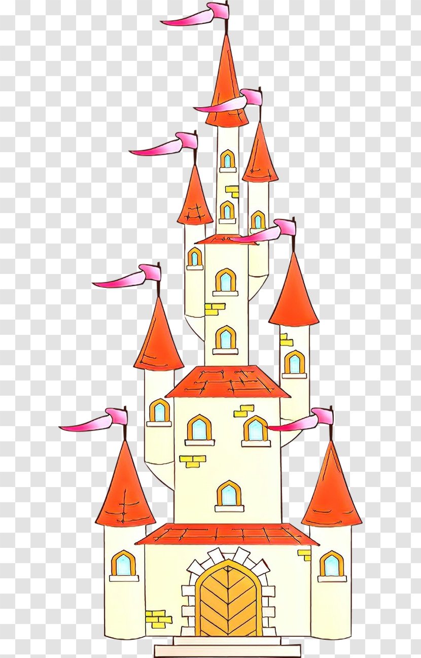 Clip Art Tower Steeple Castle Architecture - Cone Transparent PNG