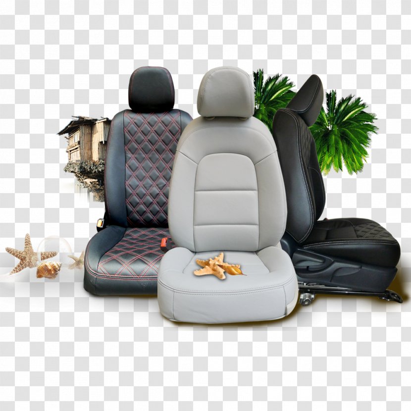 Car Child Safety Seat - Leather Seats Transparent PNG