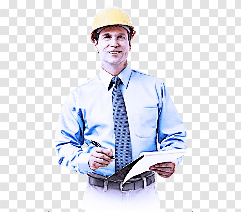 Hard Hat Engineer Workwear White-collar Worker - Whitecollar - Employment Headgear Transparent PNG