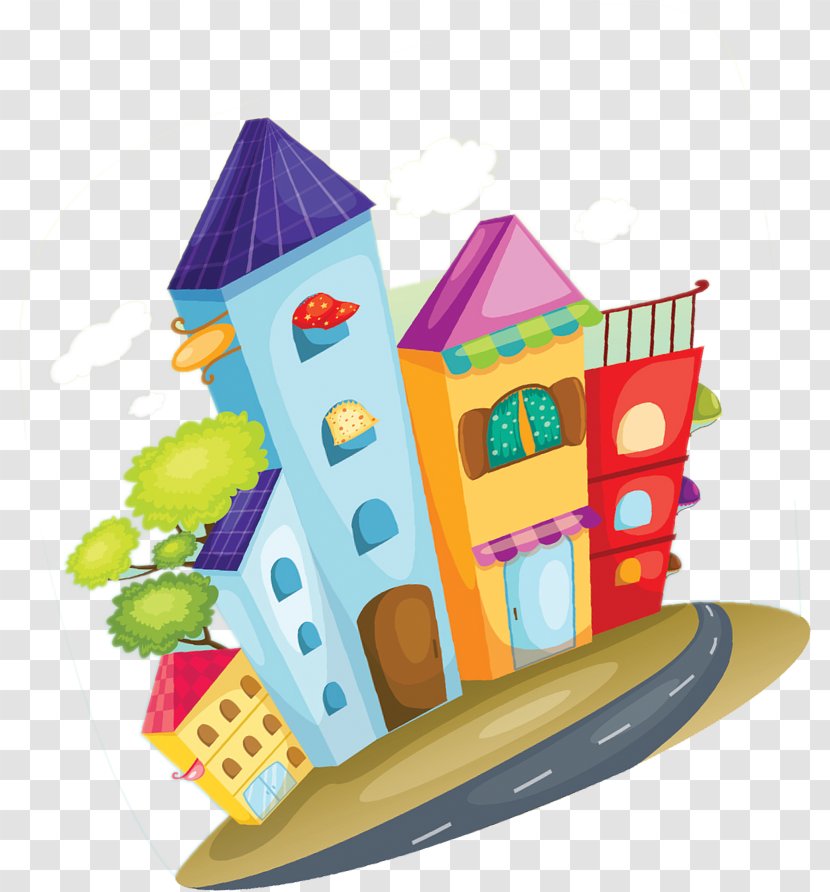 The Architecture Of City Building Illustration - Drawing - House Transparent PNG