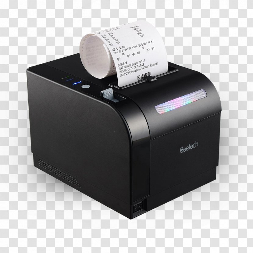 Inkjet Printing Paper Barcode Printer Thermal - Machine Transparent PNG