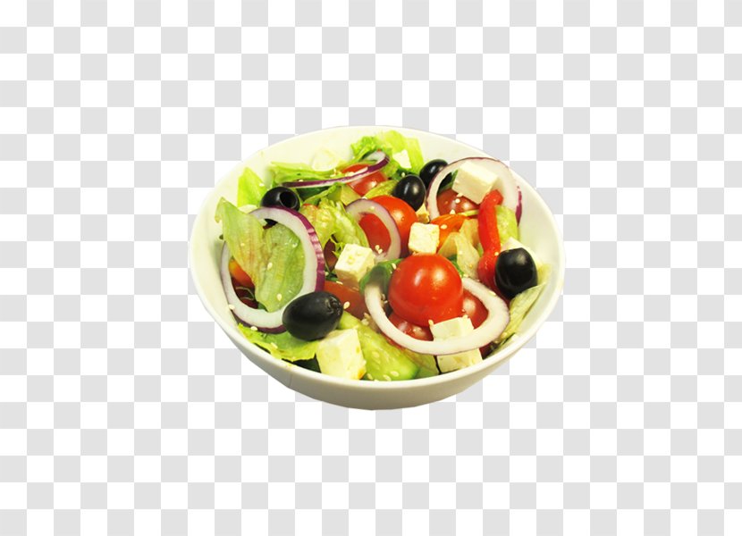 Greek Salad Vegetarian Cuisine Plate Platter - Superfood Transparent PNG