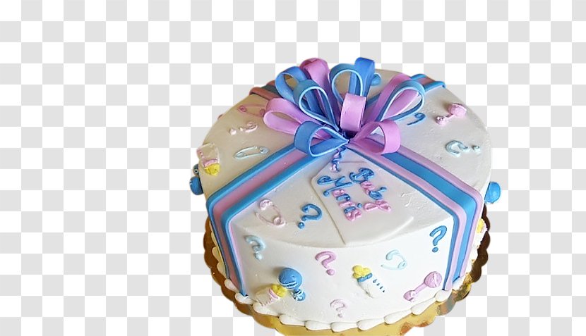 Cupcake Gender Reveal Buttercream Sugar Cake Birthday - Party Transparent PNG