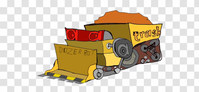 Bulldozer Machine Cartoon - The Characters Sit By Sea And Watch Scener Transparent PNG