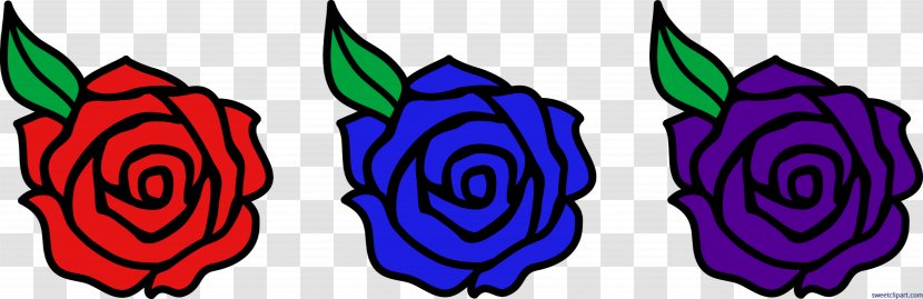 Rose Drawing Cartoon Clip Art - Flora - Violet Transparent PNG