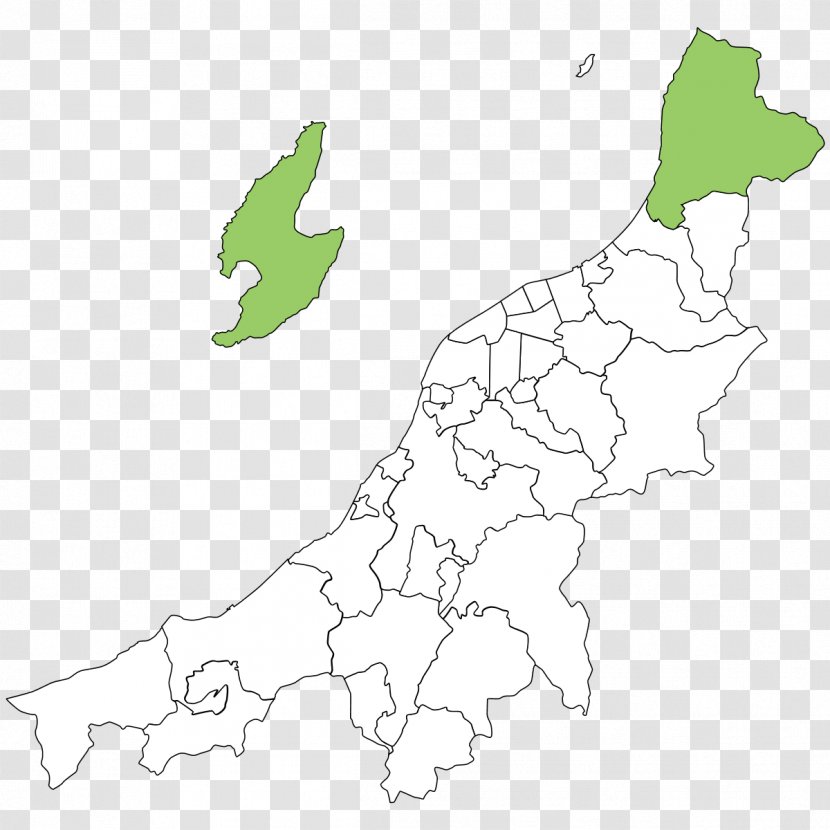 Niigata Tsubame Sado Tokamachi Murakami - Nagaoka - Map Transparent PNG