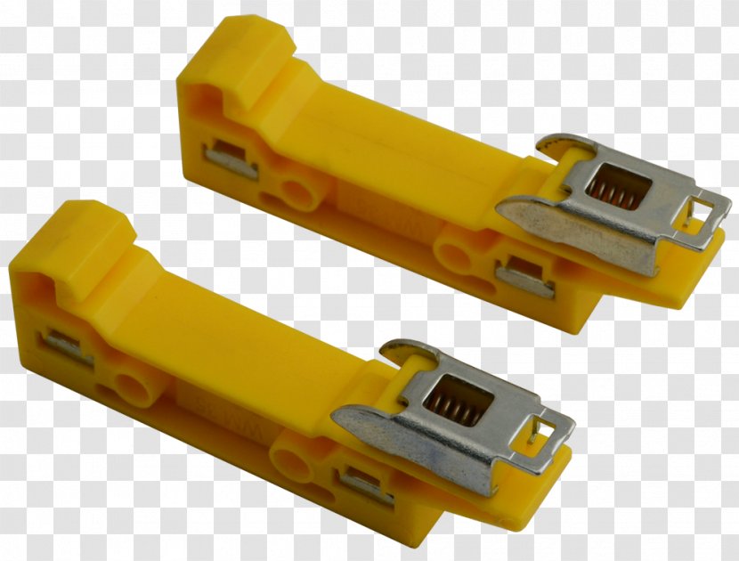 Electrical Connector Cable - Yellow - Design Transparent PNG