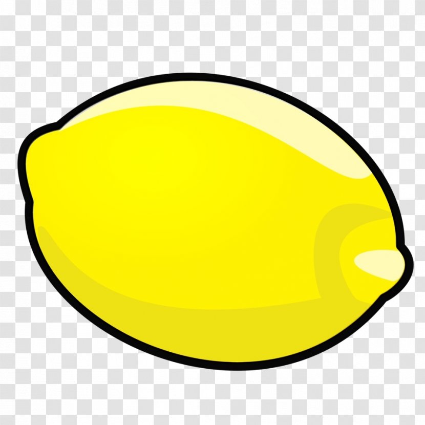 Lemon Background - Yellow - Oval Transparent PNG